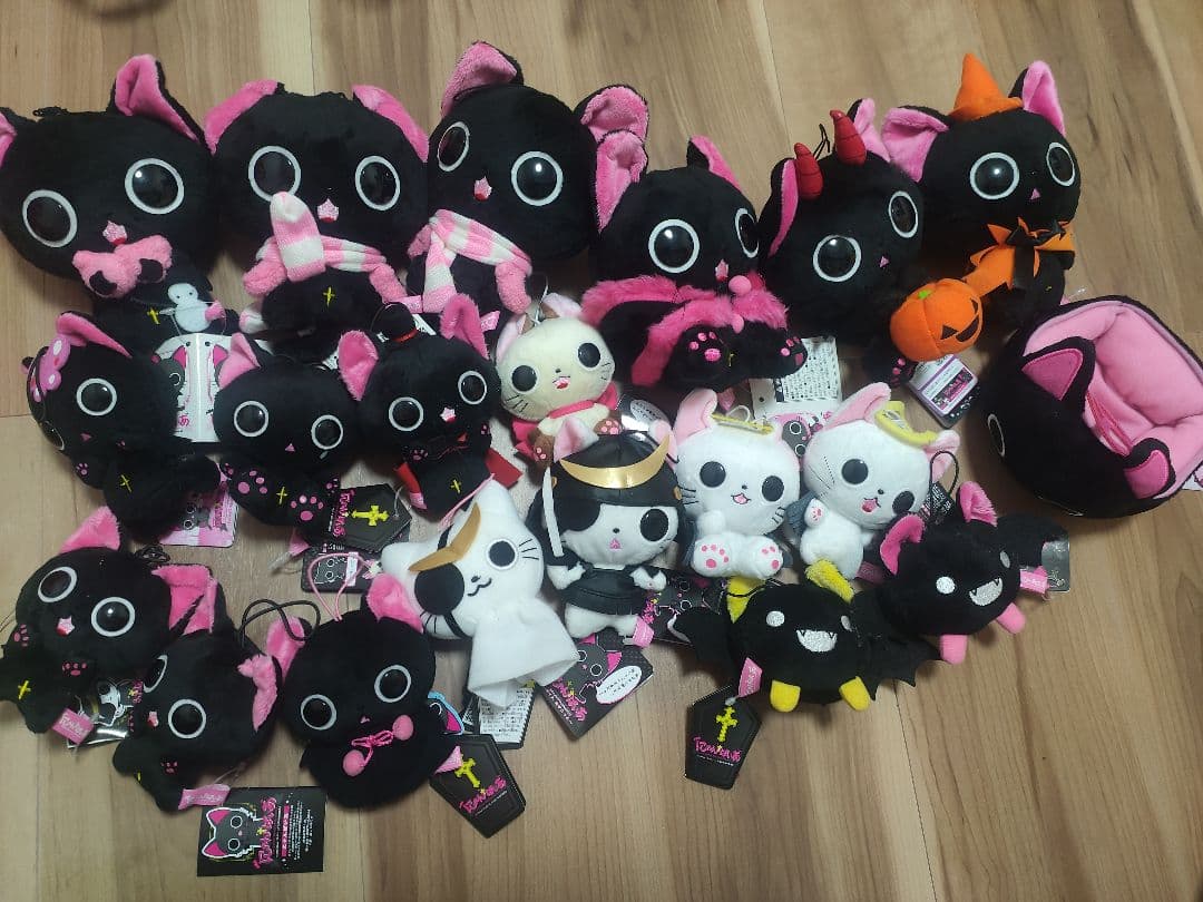 にゃんぱいあ　ぬいぐるみ　まとめ売り　大量セット 平成レトロ にゃんぱいあ ぬいぐるみセット - メルカリ